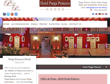 Tablet Screenshot of parga-princess-hotel.gr